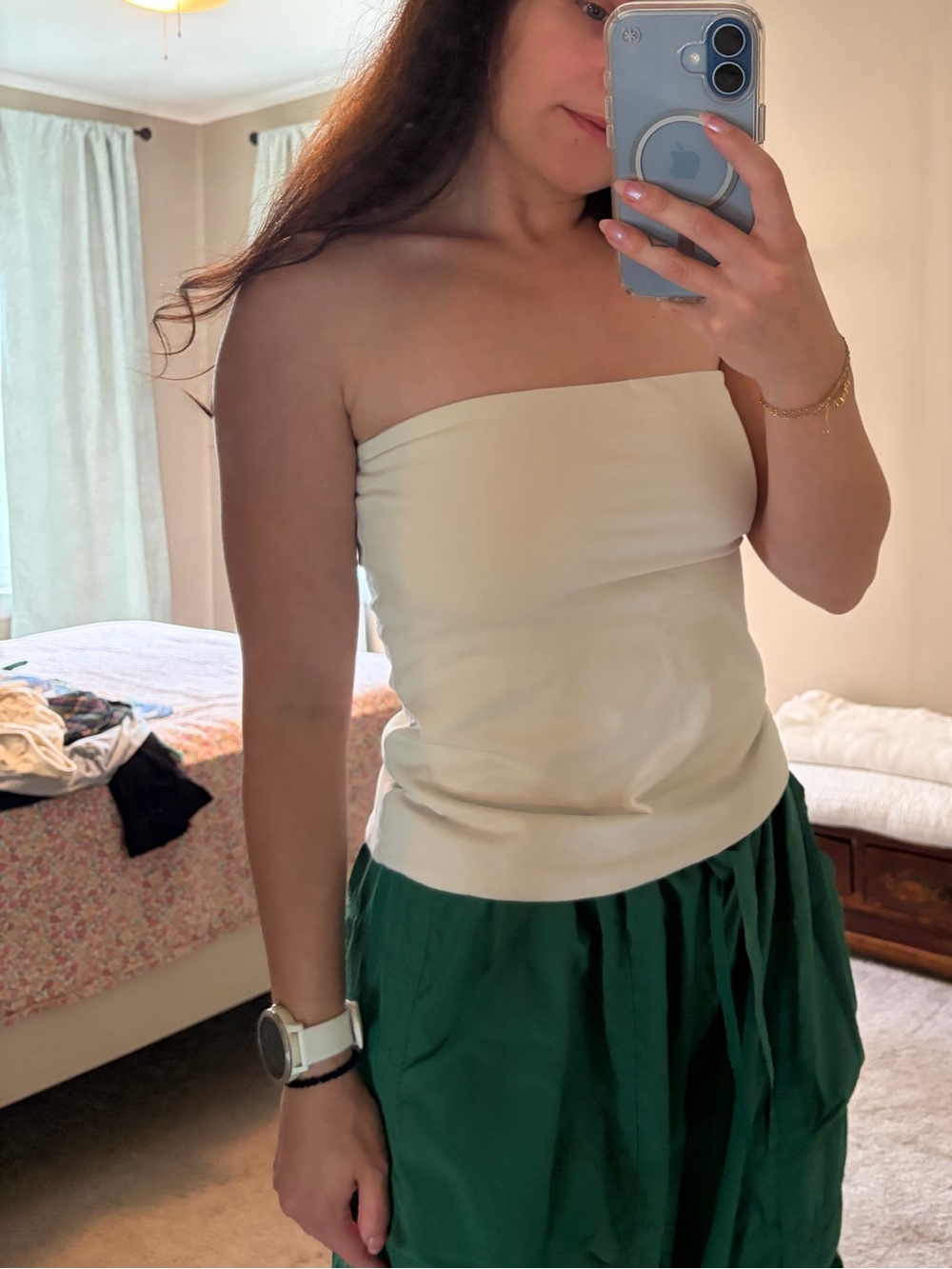& Other Stories Off-White Tube Top